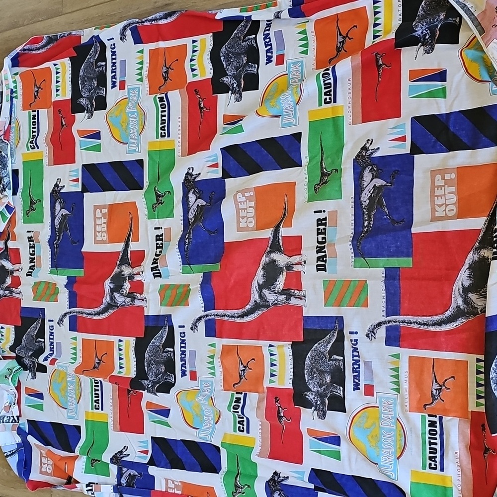 Vintage 1992 Jurassic Park Bedding - Picture 4 of 5